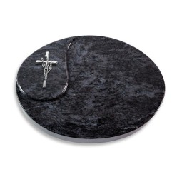 Grabstein Yang/Orion Kreuz/Ähren (Alu)