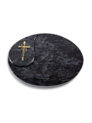 Grabstein Yang/Orion Kreuz/Ähren (Bronze)