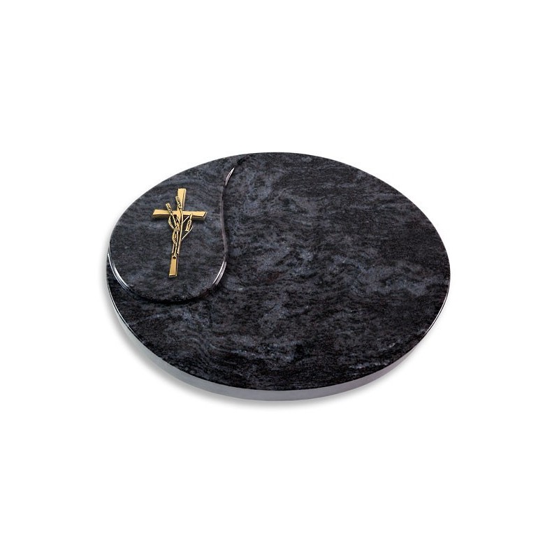 Grabstein Yang/Orion Kreuz/Ähren (Bronze)