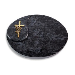 Grabstein Yang/Orion Kreuz/Rose (Bronze)