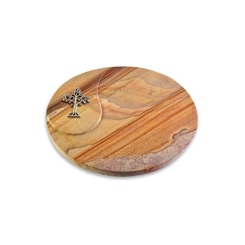 Grabstein Yang/Rainbow Baum 2 (Bronze)