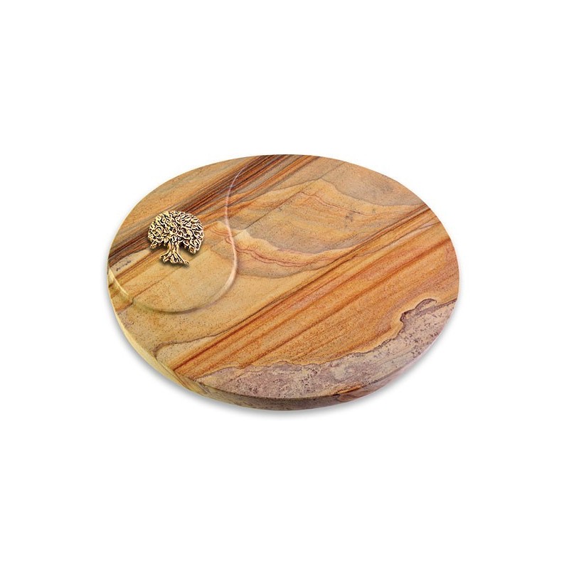 Grabstein Yang/Rainbow Baum 3 (Bronze)