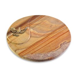 Grabstein Yang/Rainbow Taube (Bronze)