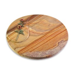 Grabstein Yang/Rainbow Rose 6 (Color)