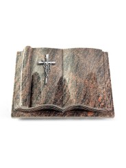Grabbuch Antique/Himalaya Kreuz/Ähren (Alu)