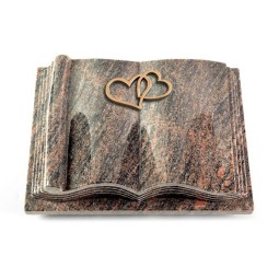 Grabbuch Antique/Himalaya Herzen (Bronze)