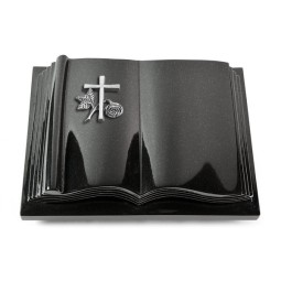 Grabbuch Antique/Indisch-Black Kreuz 1 (Alu)