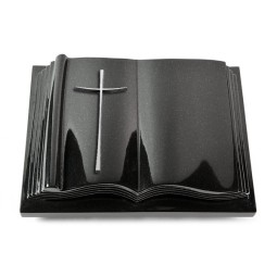 Grabbuch Antique/Indisch-Black Kreuz 2 (Alu)