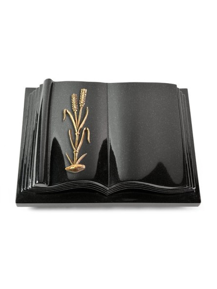 Grabbuch Antique/Indisch-Black Ähren 2 (Bronze)