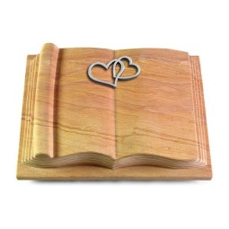 Grabbuch Antique/Rainbow Herzen (Alu)