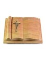 Grabbuch Antique/Rainbow Kreuz/Ähren (Bronze)