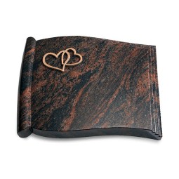 Grabbuch Biblos/Aruba Herzen (Bronze)