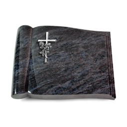 Grabbuch Biblos/Orion Kreuz/Rosen (Alu)