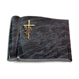 Grabbuch Biblos/Orion Kreuz/Rose (Bronze)