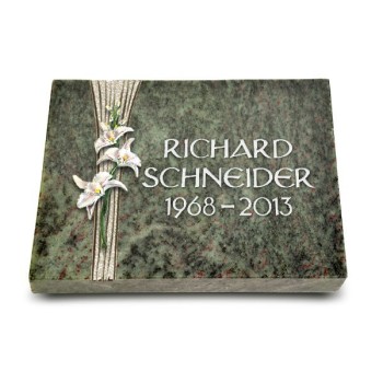 Tropical Green/Strikt mit Color-Bronze-Ornament